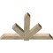 Ekena Millwork Kennewick Rough Sawn Timber Gable Bracket, Douglas Fir, 60"W x 38"H x 4"D x 6"F, 15/12 Pitch GBW060X38X0406KEN00RDF - alternate 3